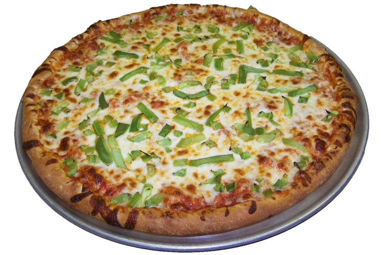 Pizza One Topping Green Peppers
